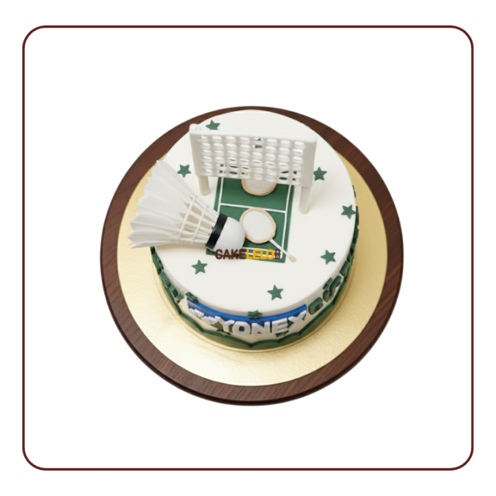 Badminton Cake | Yonex Sports Theme Cake in Kudasan, Gandhinagar
