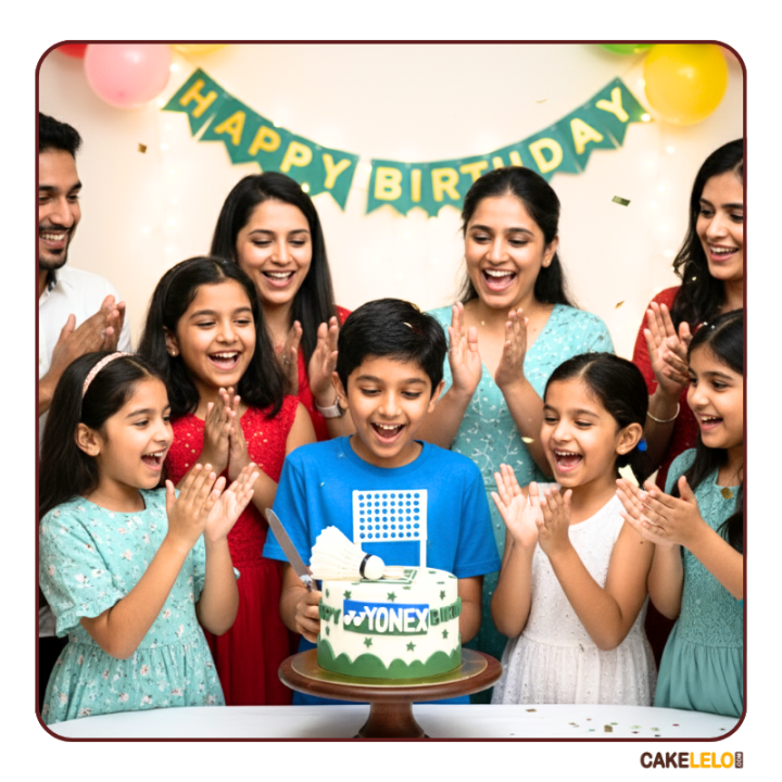Badminton Cake | Yonex Sports Theme Cake in Kudasan, Gandhinagar