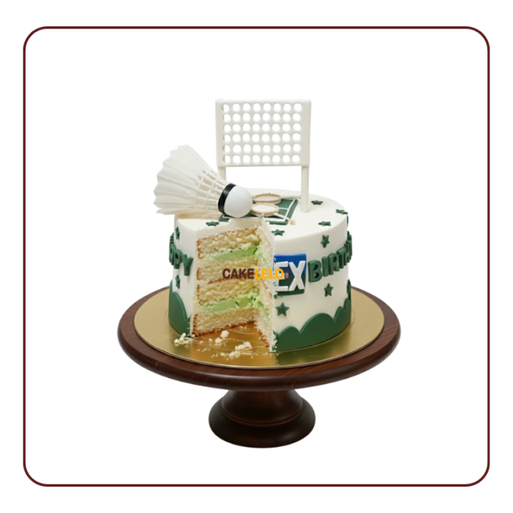 Badminton Cake | Yonex Sports Theme Cake in Kudasan, Gandhinagar