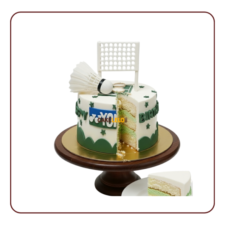 Badminton Cake | Yonex Sports Theme Cake in Kudasan, Gandhinagar