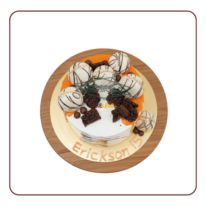 Basketball Theme Cake | Modern Drip Cake in Kudasan, Gandhinagar