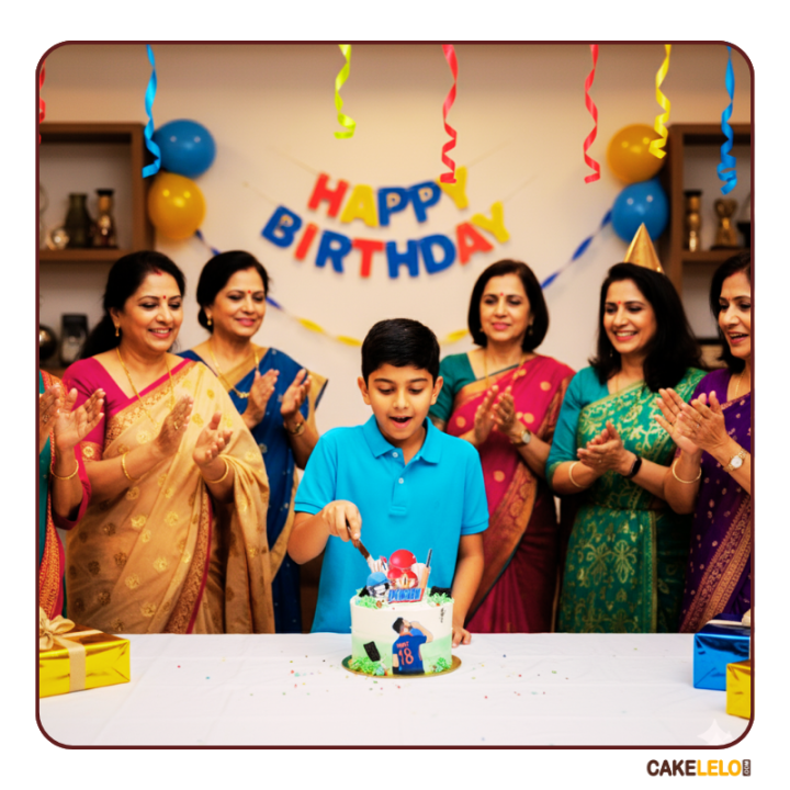 Virat Fan Cake | Jersey 18 & Cricket Theme Cake in Gandhinagar