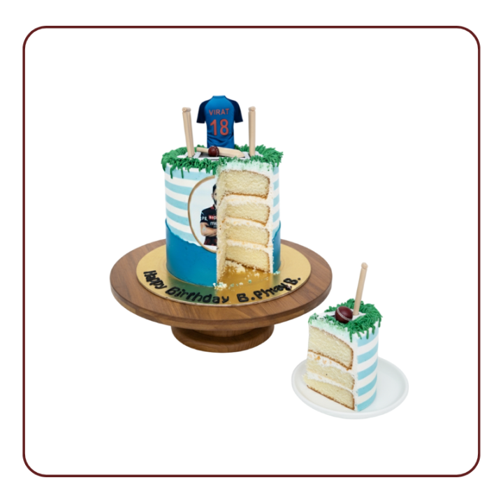 Virat The Legend Cake | Custom Jersey 18 Cake in Gandhinagar