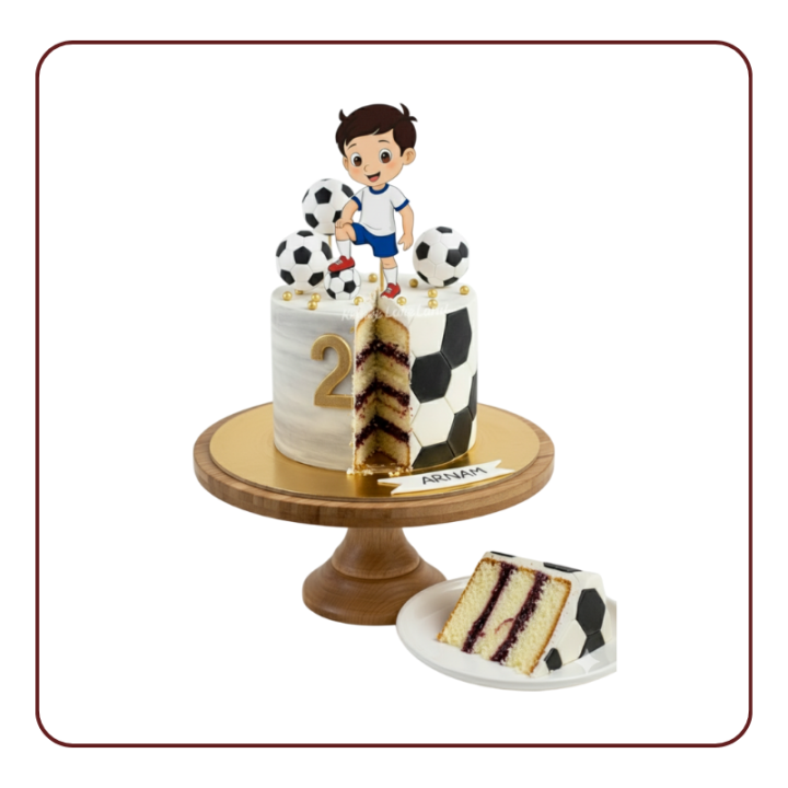 Ronaldo Fan Cake | Cute Football Birthday Cake in Gandhinagar