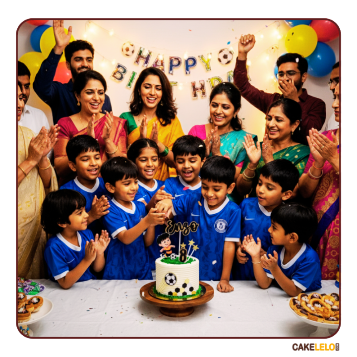 Messi Menia Cake | Custom Cartoon Football Cake in Gandhinagar