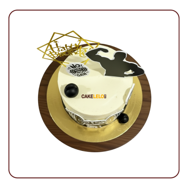 Gym Warrior Cake | Fitness Theme Cake in Kudasan, Gandhinagar