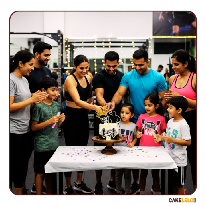 Gym Warrior Cake | Fitness Theme Cake in Kudasan, Gandhinagar