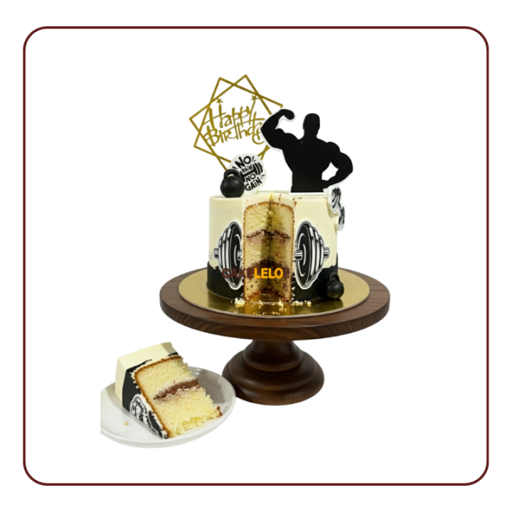 Gym Warrior Cake | Fitness Theme Cake in Kudasan, Gandhinagar