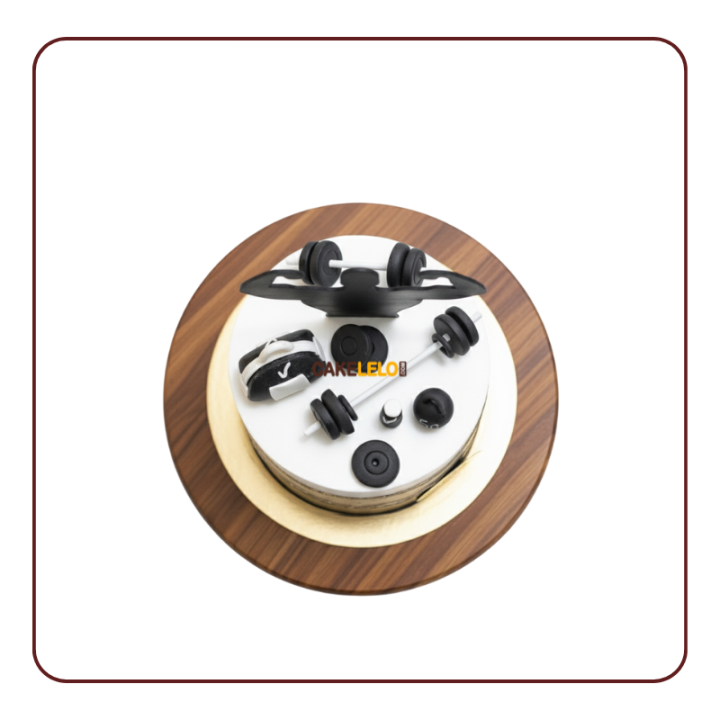 Workout Victory Cake | Luxury Gym Theme Cake in Gandhinagar