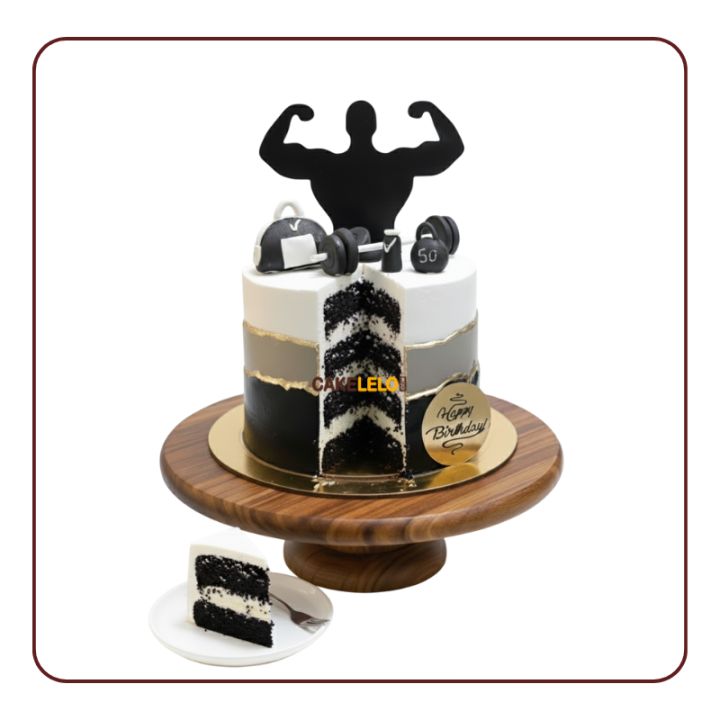 Workout Victory Cake | Luxury Gym Theme Cake in Gandhinagar