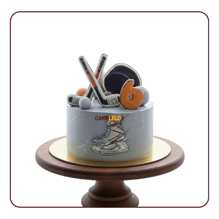 Hockey Hungama Cake | Ice Hockey Birthday Cake in Gandhinagar