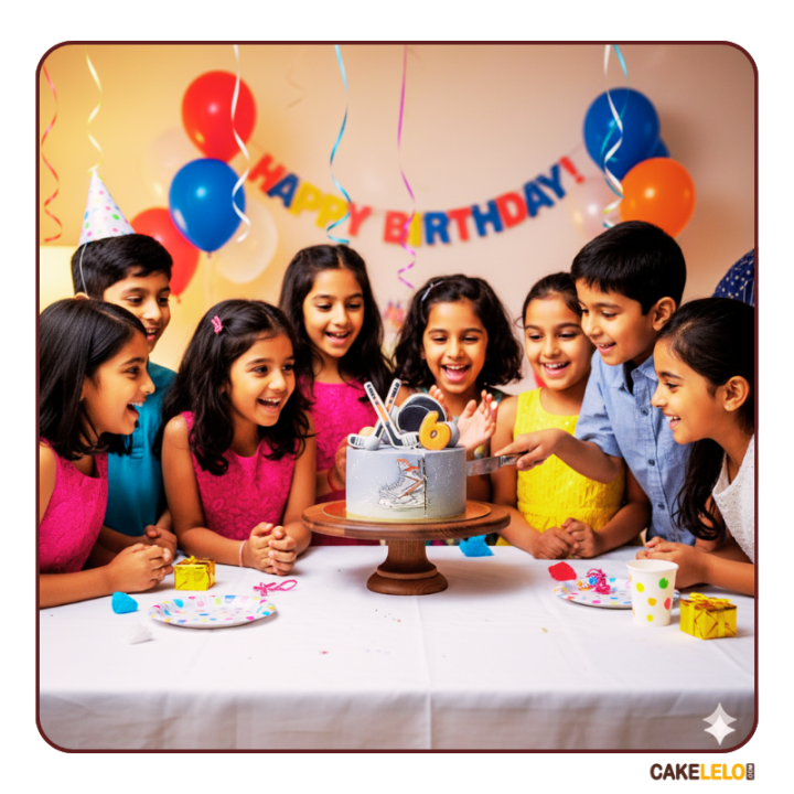 Hockey Hungama Cake | Ice Hockey Birthday Cake in Gandhinagar