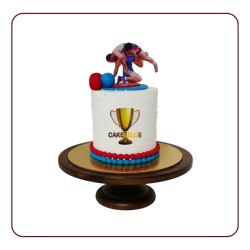 Champion Wrestler Cake
