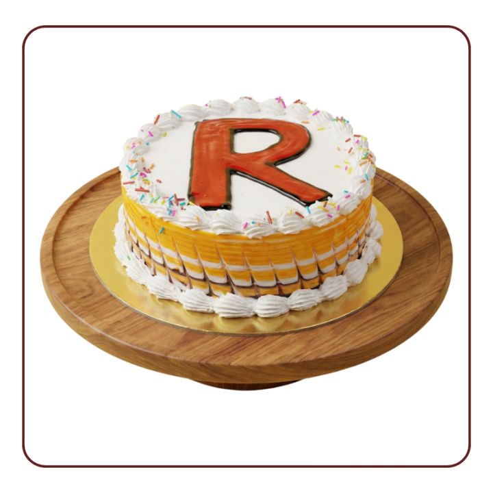 Alphabet Cake | Custom Name Letter Cakes in Gandhinagar