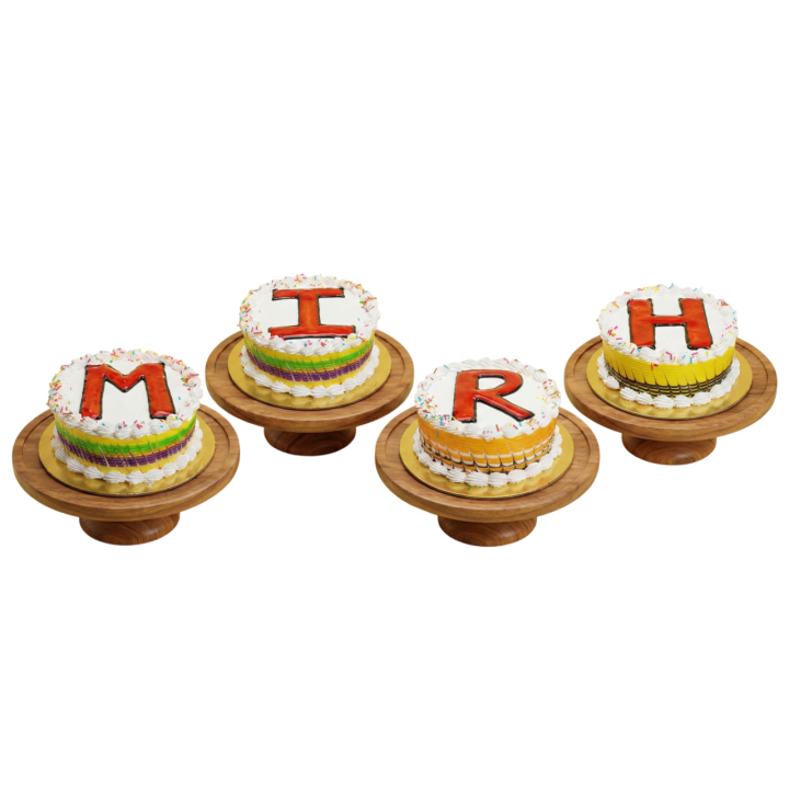 Alphabet Cake | Custom Name Letter Cakes in Gandhinagar