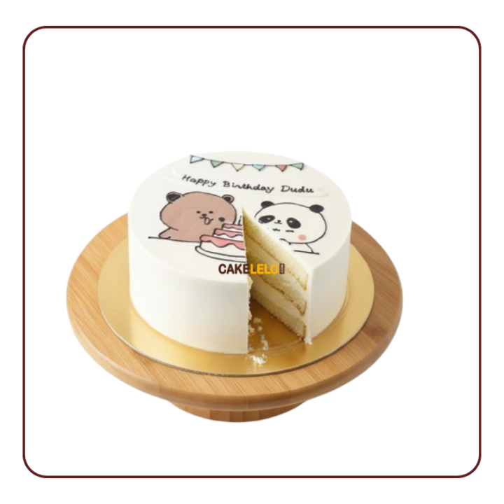 Bubu Dudu Bento Cake | Cute Love Cake Delivery in Gandhinagar