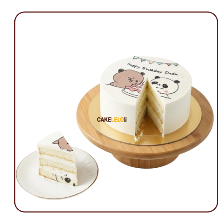 Bubu Dudu Bento Cake | Cute Love Cake Delivery in Gandhinagar