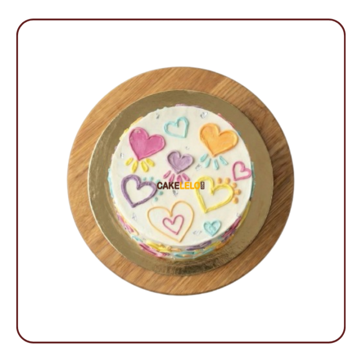 The Heart Bento Cake | Heart Shaped Cake Delivery Kudasan Gandhinagar