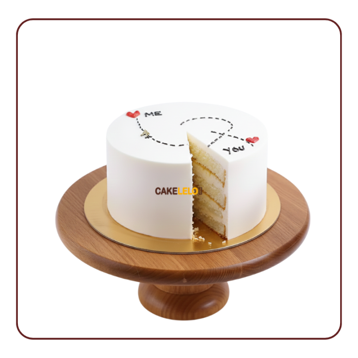 Distance Love Bento Cake | Send Cake to Kudasan Gandhinagar