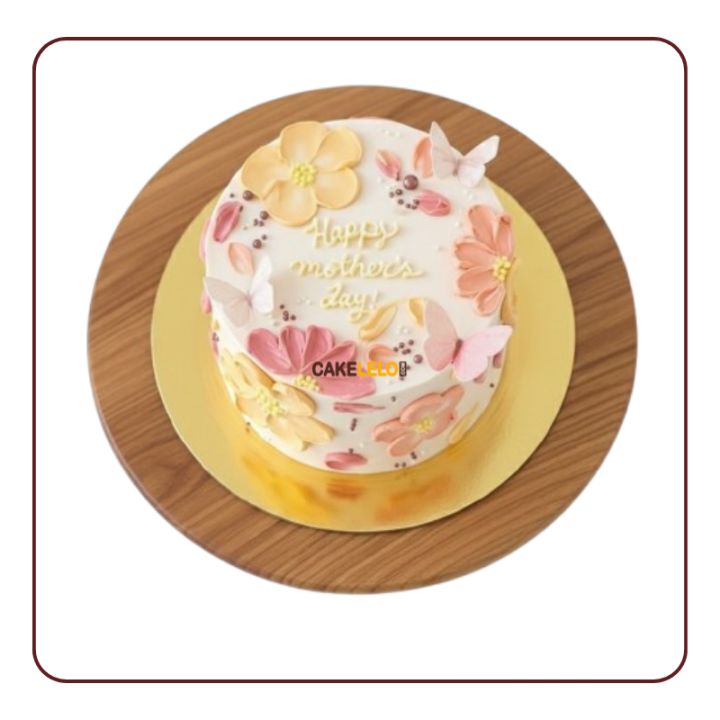 Flower and Fly Bento Cake | Floral Nature Cake Kudasan
