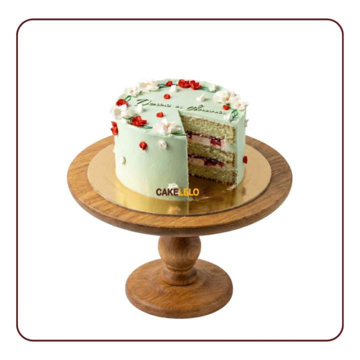 Flower's Petals Bento Cake | Palette Knife Art Cake Kudasan