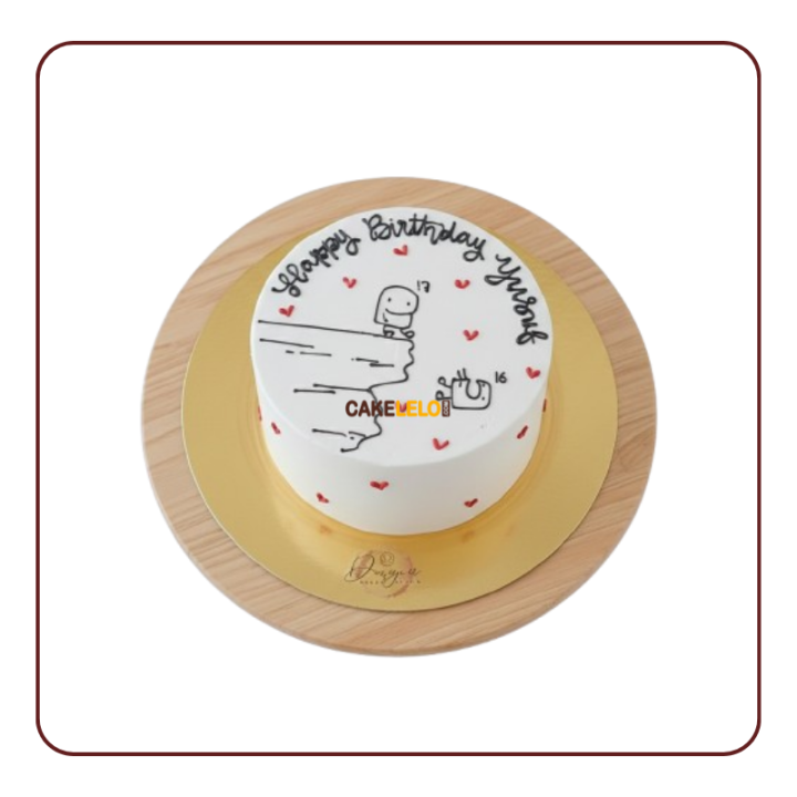 Long Live King Flork Bento Cake | Funny Meme Cake Kudasan