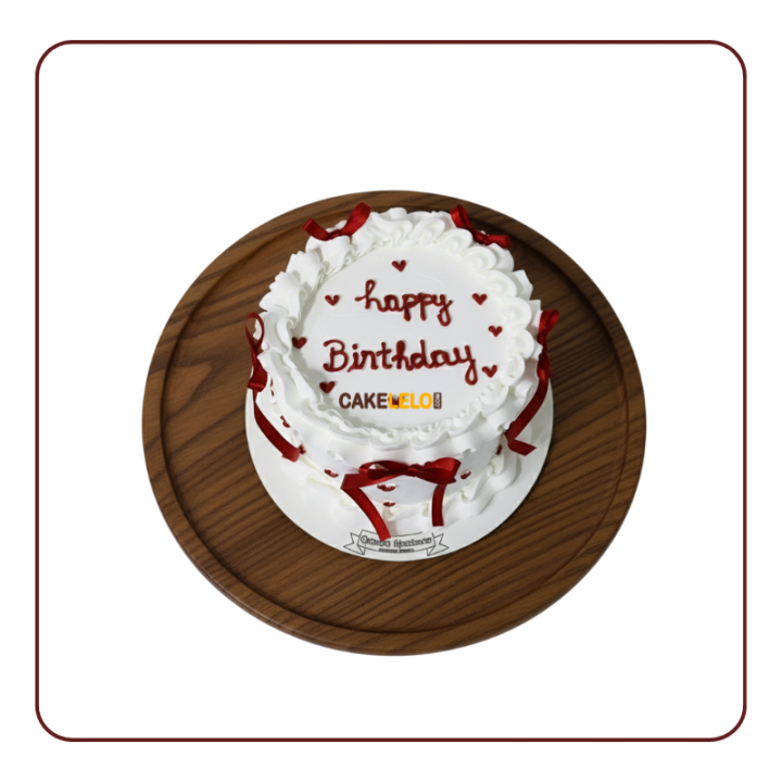 Ribbon Bento Cake | Coquette Bow Cake Kudasan Gandhinagar