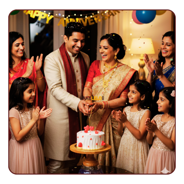 Anniversary Magic Cake | Burn-Away Reveal Cake Kudasan