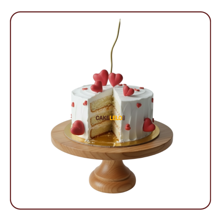 Anniversary Magic Cake | Burn-Away Reveal Cake Kudasan