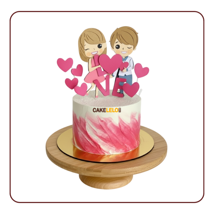 Introducing the Celebration of Us Cake—a delicious timeline of your beautiful journey together.