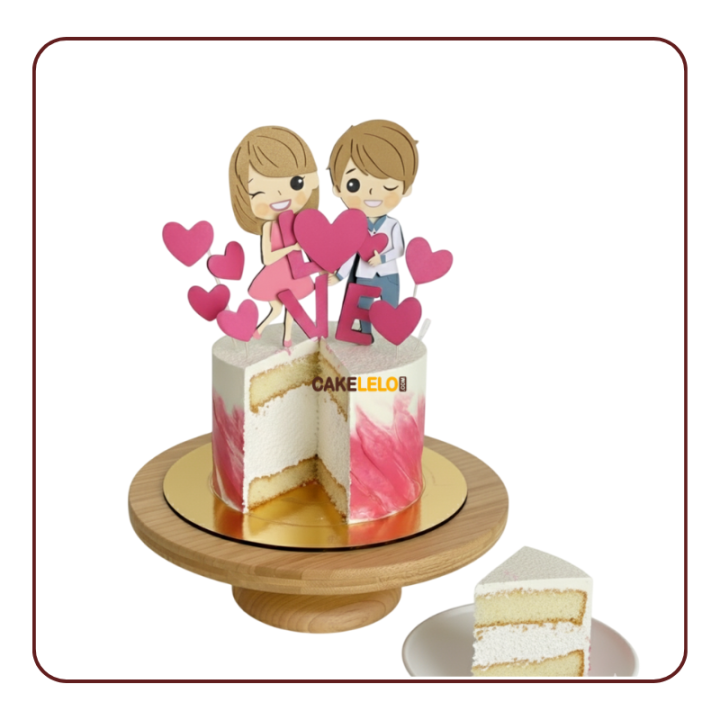 Celebration of Us Cake | Custom Photo Anniversary Cake Kudasan