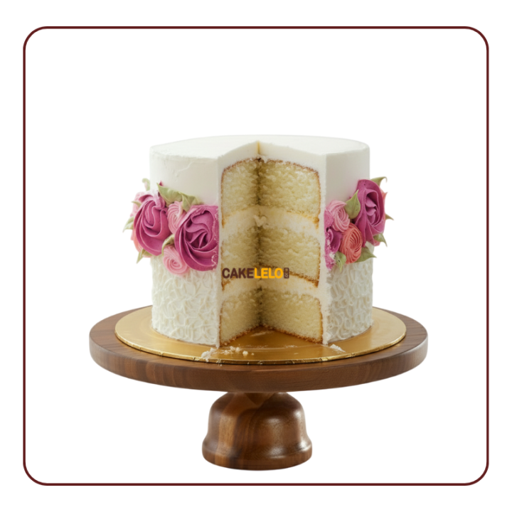 Diamond Love Cake | Geometric Heart Cake Kudasan Gandhinagar