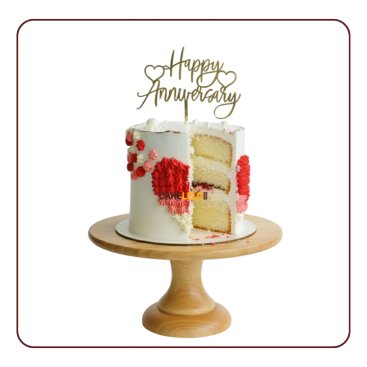 Perfect Love Cake | Best Anniversary Cake in Kudasan, Gandhinagar