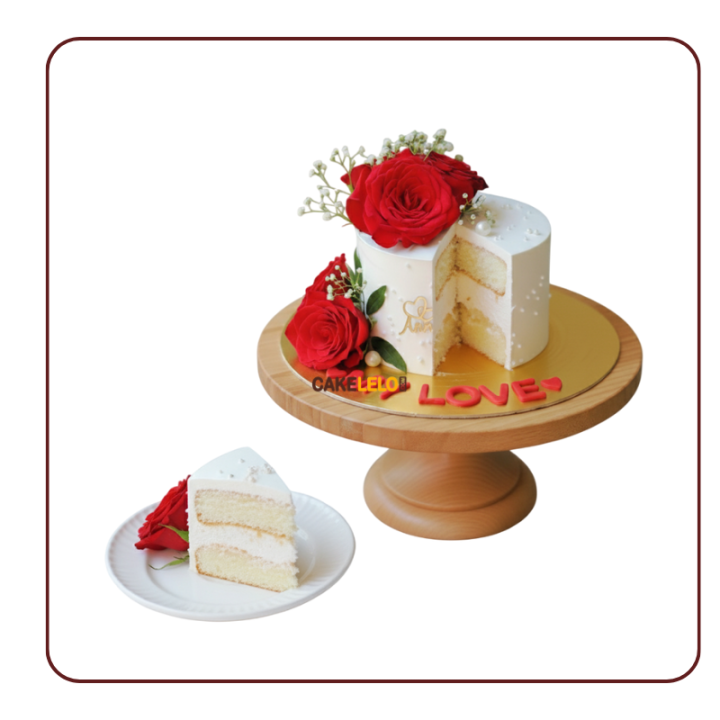 Platinum Romance Cake | Luxury Anniversary Cake Kudasan Gandhinagar