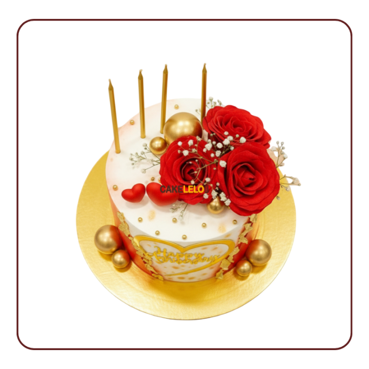 Signature Love Cake | Bespoke Anniversary Cake Kudasan Gandhinagar