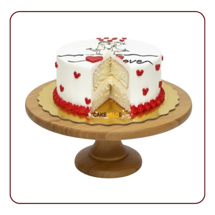 The Love Edit Cake | Trendy Minimalist Cake Kudasan Gandhinagar