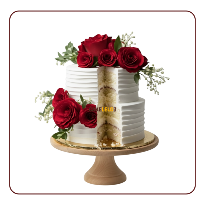 Together in Style Cake | Chic Anniversary Cake Kudasan Gandhinagar