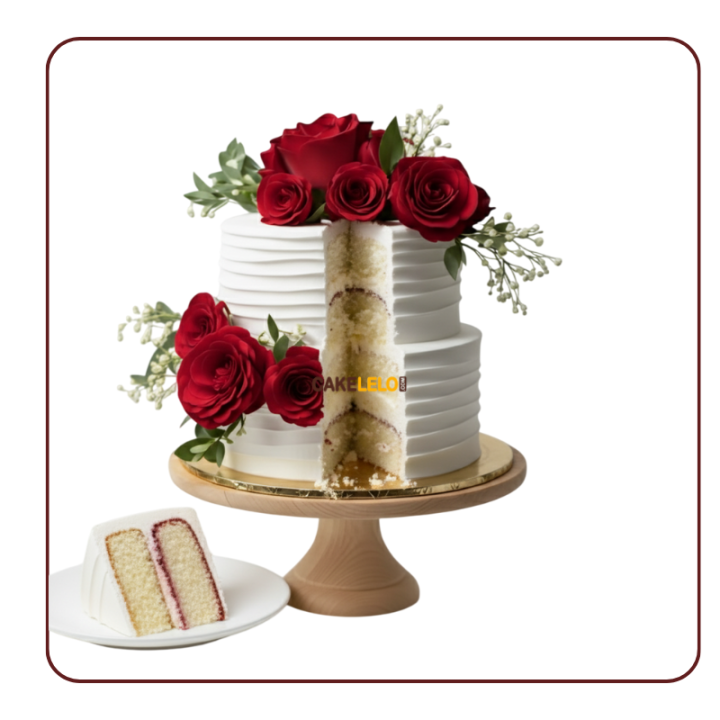 Together in Style Cake | Chic Anniversary Cake Kudasan Gandhinagar