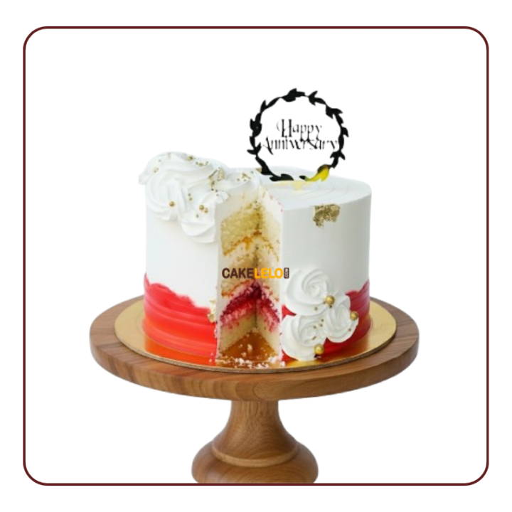 Whisper of Love Cake | Delicate Anniversary Cake Kudasan