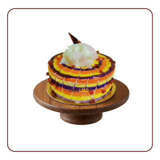 Fresh Cassata Cake with layers of vanilla, 5 Mix Fruit Crush & Pulp – Eggless, Freshly Baked, Online Delivery by Cakelelo