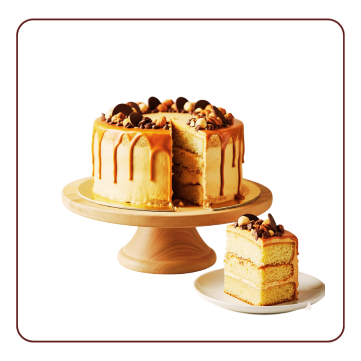 Delicious Caramel Cake – Rich Butterscotch & Creamy Caramel Delight | Cakelelo