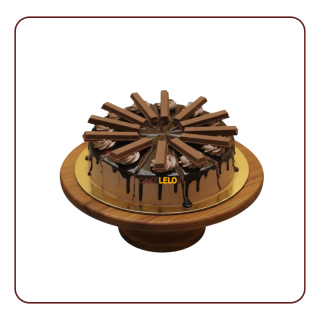 Chocolate KitKat Cake – Fresh Cream Chocolate Cake with KitKat Bars | Online Cake Delivery in Gandhinagar